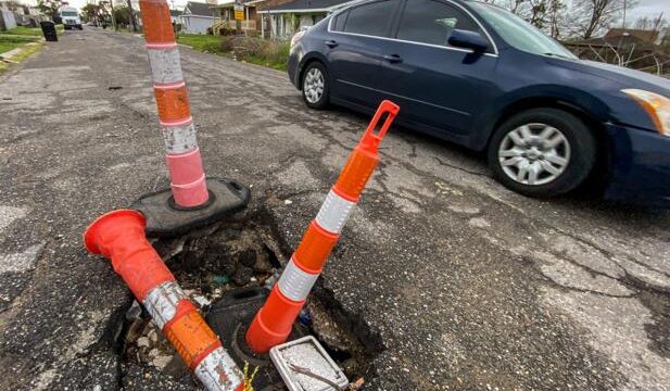 Want that pothole on your block fixed? Here’s how long repairs typically take in New Orleans