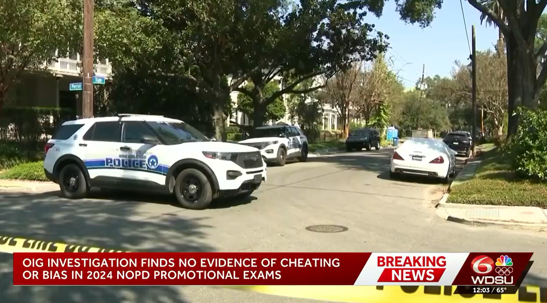 NOPD WDSU screenshot NOPD WDSU screenshot