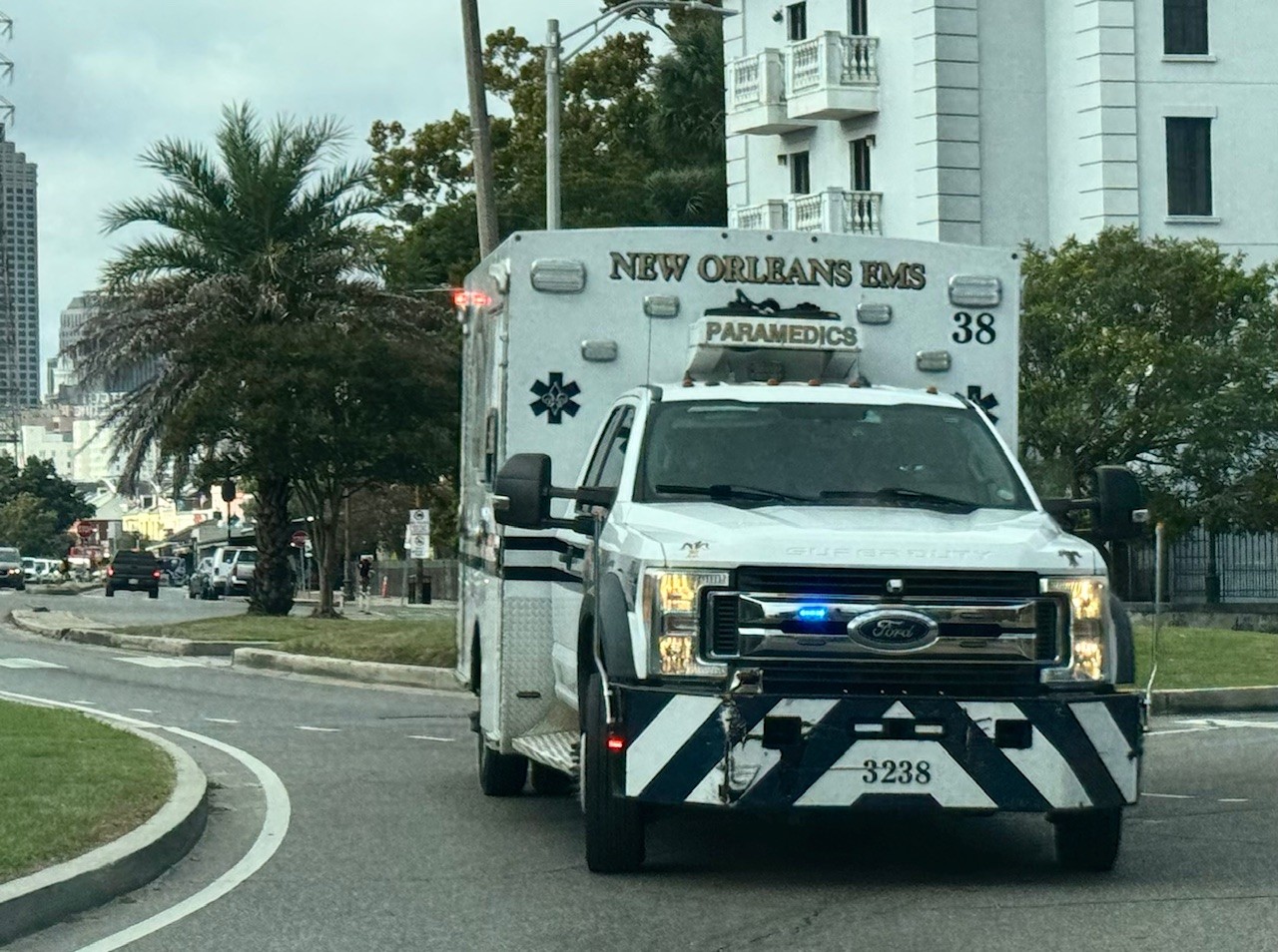 New Orleans EMS ambulance